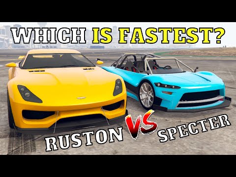 GTA 5 DLC:RUSTON VS SPECTER New Fastest Car (WHICH IS FASTEST?)|(FINANCE & FELONY)