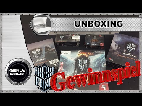 Frostpunk - Das Brettspiel - Unboxing + Gewinnspiel - deutsch