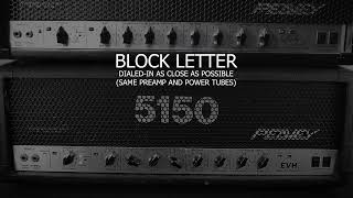 Video thumbnail for Peavey 5150 Block Letter vs Signature | Same Tubes by TheDannVal