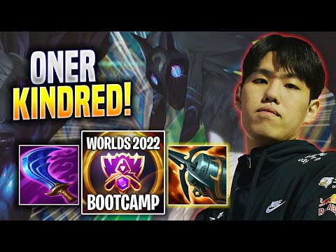 ONER PERFECT GAME WITH KINDRED! - T1 Oner Plays Kindred JUNGLE vs Bel'veth! | Bootcamp 2022