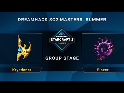 SC2 - Krystianer vs. Elazer - DreamHack SC2 Masters Summer - Group A - EU