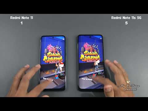 Xiaomi Redmi Note 11 vs Redmi Note 11s 5G | SpeedTest and Camera comparison