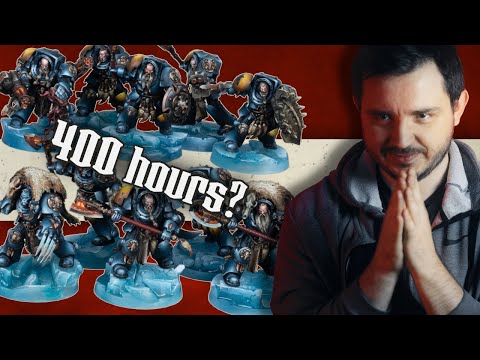 SPACE WOLVES: 400 hours WARHAMMER 40k army project | 4K