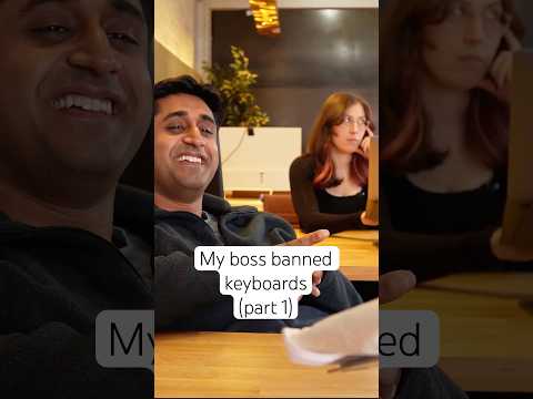 Video Thumbnail: My boss banned keyboards