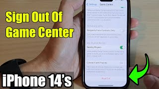 iPhone 14/14 Pro Max: How to Sign Out Of Game Center