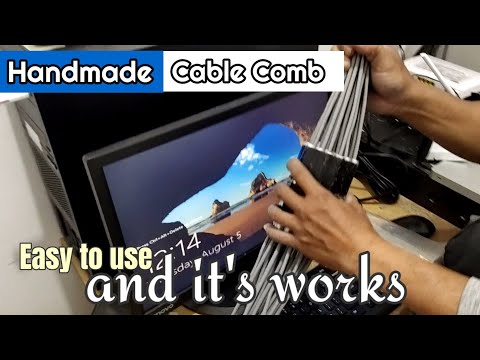 CABLE COMB DIY | SISIR KABEL