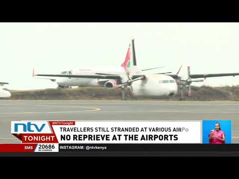 Hundreds of travellers stranded in Kenya as aviation strike enters the second day