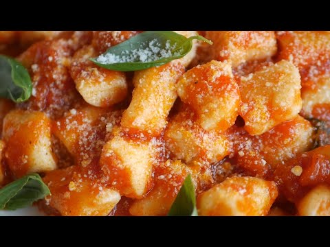 Ricotta Gnocchi with Nanna's Tomato & Basil Sauce