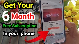 Get 6 month free Apple Music Subscription in Your iPhone | How to Get free Apple Music subscription