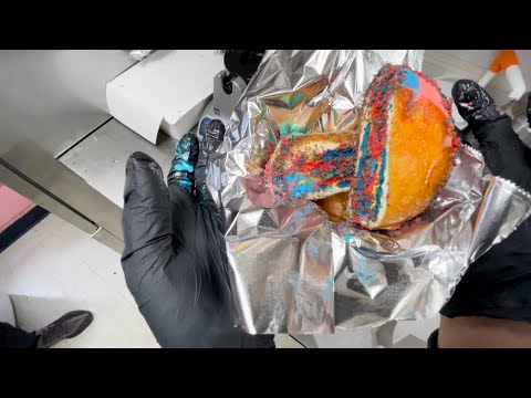 Superman Ice Cream Sticky Bun