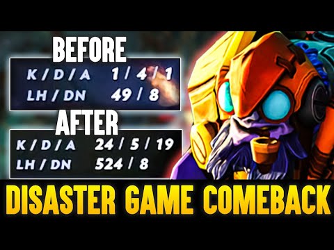 Lokken Tinker God Disaster Game Into GODLIKE - Crazy 1vs5 Game Dota 2