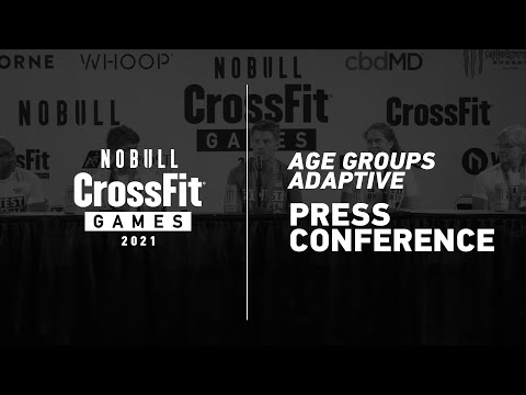 2021 NOBULL CrossFit Games Age-Group & Adaptive Press Conference
