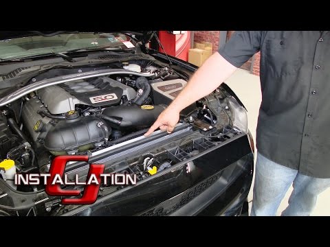 2015-2023 Mustang GT/GT350/GT350R Mishimoto Performance Radiator 3-Row Aluminum Installation