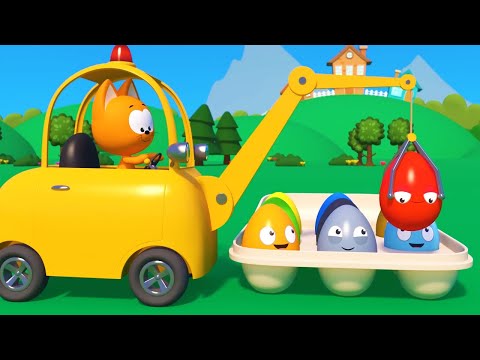 Best Learning Video for Toddlers Learn Colors with Meow Meow Kitty ???? Nursery Games Part 2