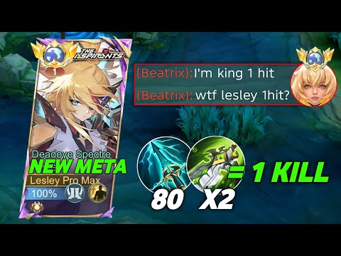 TOP 1 GLOBAL LESLEY NEW ABNORMAL BURST DAMAGE BUILD!🤯🔥 (must try) LESLEY BEST 1 HIT BUILD 2026!!