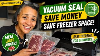 Why I Vacuum Seal Reduced Meat | Save Money, Prevent Freezer Burn & Make Food Last Longer