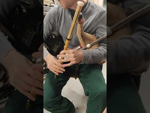 2-keyed "breton boxwood" Boderiou Uilleann Pipe Chanter
