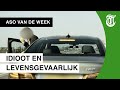 Kinderachtige BMW-rijder treitert Tesla - ASO VAN DE WEEK