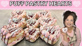 PUFF PASTRY HEARTS #subscribe #easy #easyrecipe #new #fun #love #recipe #homemade #canada #video