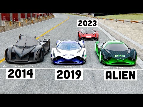 Devel Sixteen Alien Engine 2.0 vs Devel Sixteen 2014-2019-2023 at Special Stage Route X