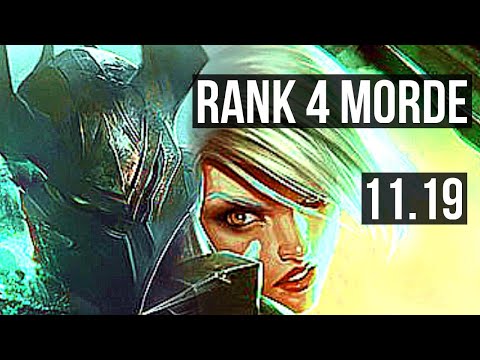 MORDEKAISER vs RIVEN (TOP) | Rank 4 Morde, 0/1/6 | EUW Challenger | v11.19