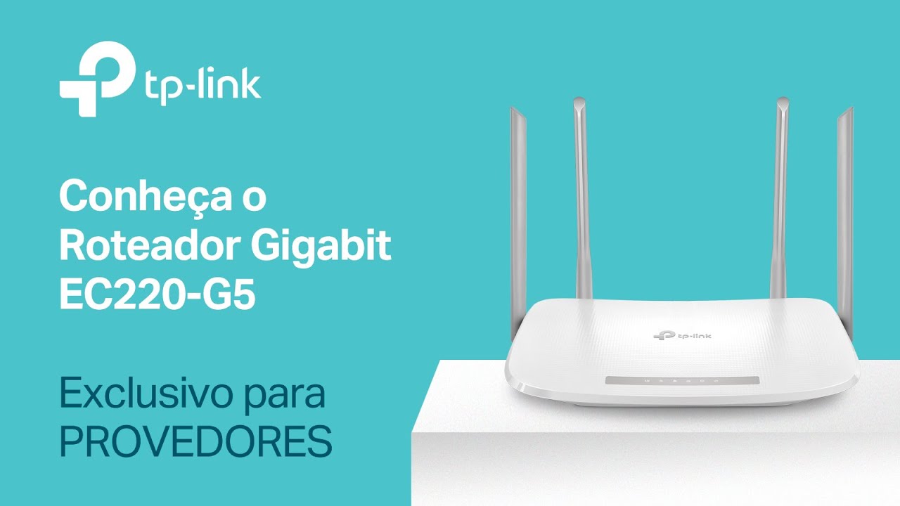 Miniatura da avaliação em vídeo de Roteador TP-Link EC220 Wi-Fi 5 Dual Band