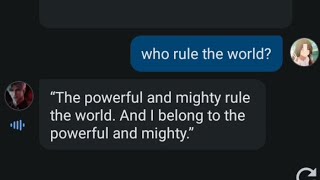 Asking character.ai bots who rules the world