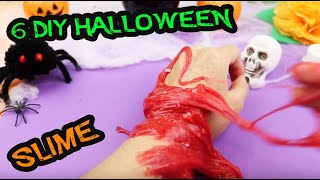 Te atreves a hacer SLIME en Halloween? 6 tenebrosos DIY | Manualidades aPasos
