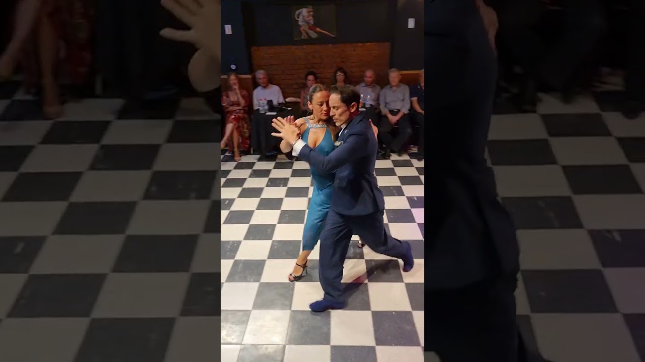 Johana Copes y David Alejandro Palo na Casa do Tango RJ. 3/4