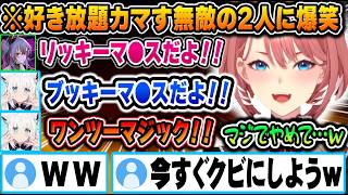 採用面接でやって来たコンプラフル無視無敵のブッキー＆リッキーに爆笑が止まらない鷹嶺ルイｗ【ホロライブ 切り抜き Vtuber 鷹嶺ルイ 白上フブキ 響咲リオナ】