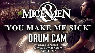 Valentino Arteaga | Of Mice &amp; Men &quot;You Make Me Sick&quot; Drumcam| Festival d&#39;été de Québec | FUEGOVISION
