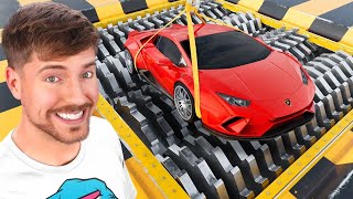 Download lagu Lamborghini Vs World's Largest Shredder MrBeast mp3