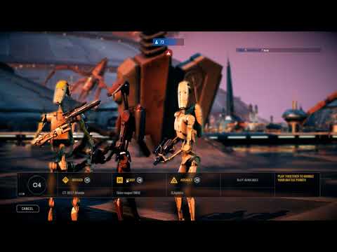 CIS attacks the Coruscant Guard on Kamino! -Battlefront 2-