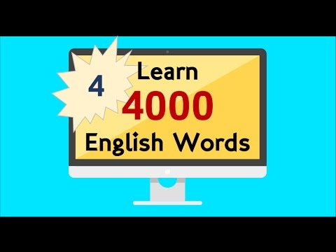 كورس تعليم اللغة الانجليزية الـ 4000 كلمة الأشهر في اللغة الإنجليزية - المستوى الأول - 04