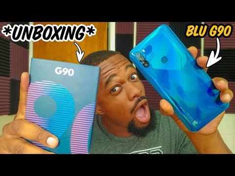 *SO I GOT A *BLU* PHONE AGAIN*Blu G90 Unboxing!