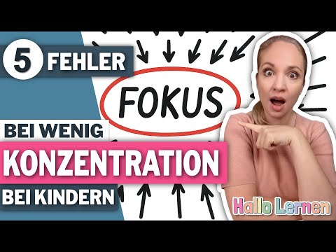 Dein Kind ist immer abgelenkt – 5 Fehler, die der Konzentration schaden