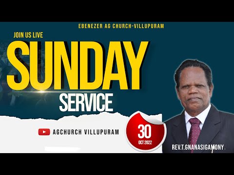 LIVE | SUNDAY SERVICE | 30.10.2022 | 9:00 AM