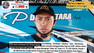 Download lagu Eksterior Bus Ke-39 & Sejarah PO PUTRA DEWANTARA AYU 'REAL BETIS' SHD JB2 Eksekutif Malang - Cirebon mp3
