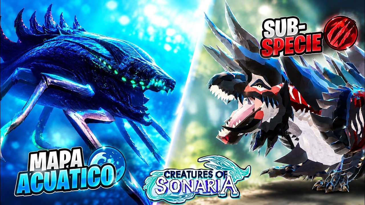 MAPA ACUÁTICO y NUEVAS SUB-SPECIES | ACTUALIZACIÓN Creatures of Sonaria