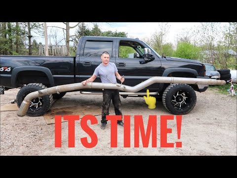 Duramax 4 inch Exhaust Full Install! *Sinister Diesel 01-07*