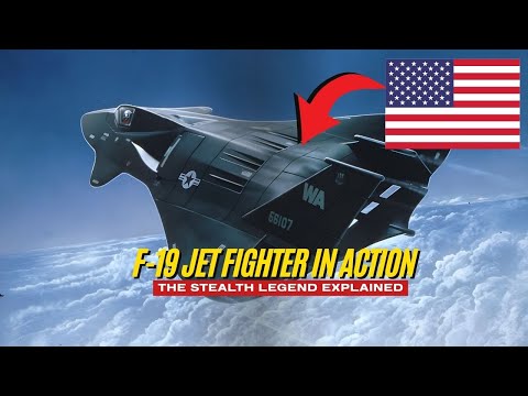 F-19 Jet Fighter in Action | The Stealth Legend Explained
