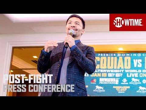 Video: Manny Pacquiao vs. Adrien Broner: Post-Fight Press Conference