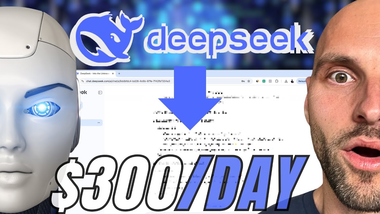Deepseek R1 - HOW TO  USE DeepSeek TO MAKE $300+ EVERY DAY (Step By Step Tutorial)