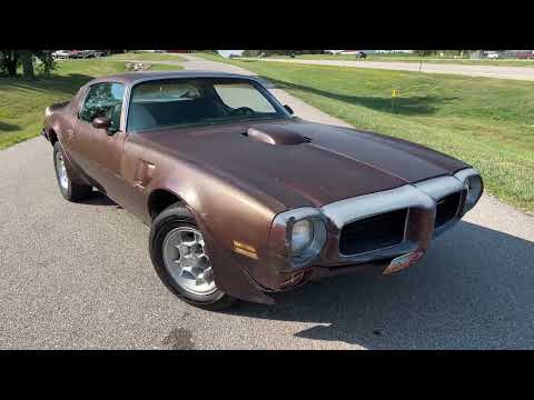1973 Pontiac Trans Am 455ci V8, Automatic Stock #1756