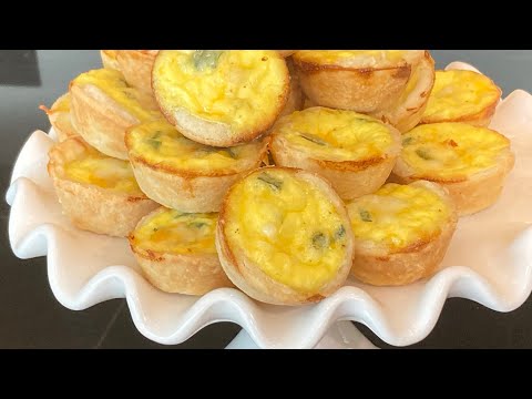 Bite Size Quiche-Egg Bites 2 Ways - Great Snack, Appetizer for a Crowd, Brunch, Holiday
