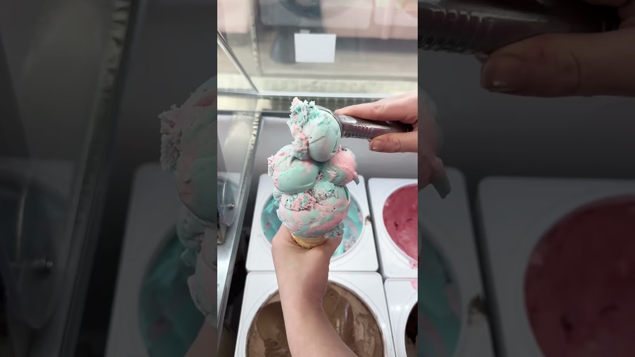 Cotton candy… 👍 or 👎? Let us know! 🤔 #moderncone #icecreamshop #icecream #icecreamlover #cottoncandy