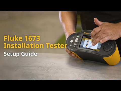 Unboxing the Fluke 1673 Installation Tester | Setup, Configuration, & Calibration Tips