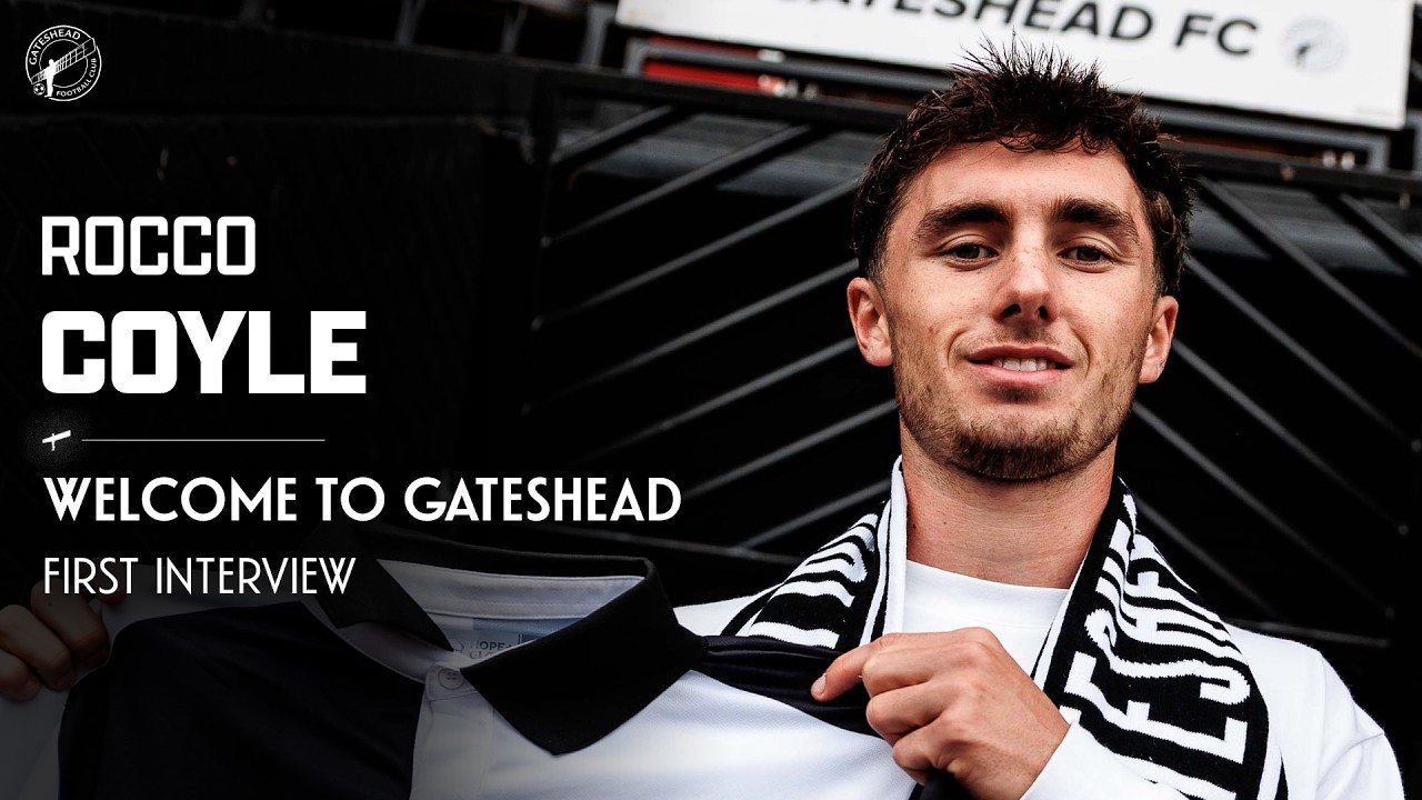 “Amazing to be part of the team!” 🙌 | Rocco Coyle joins Gateshead | FIRST INTERVIEW