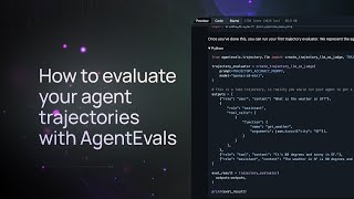 Evaluating Agents: Trajectory Eval & LLM-as-Judge