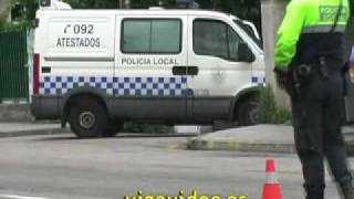 preview picture of video 'Otro accidente por un giro a la izquierda.. 25/06/09'